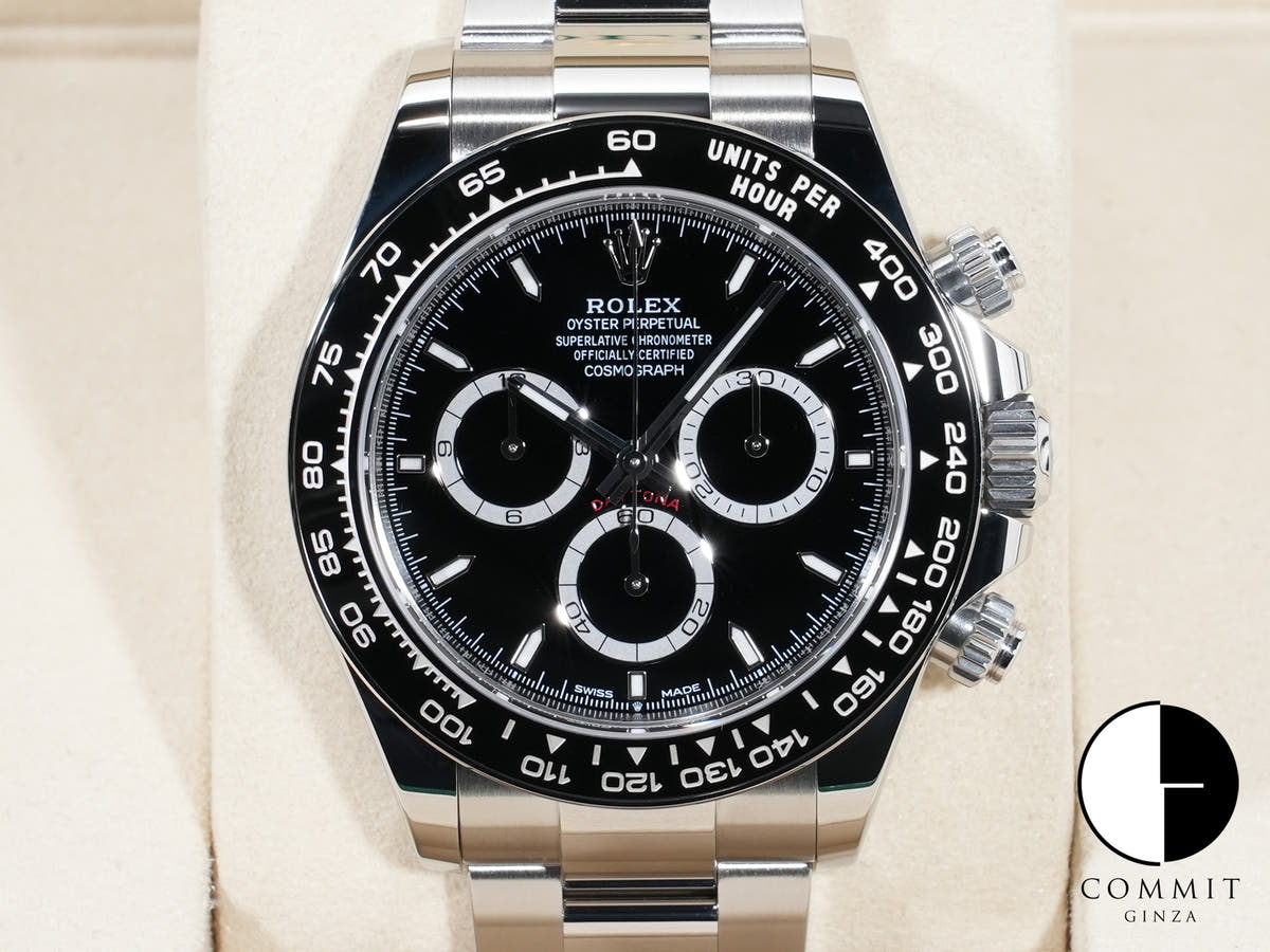 ロレックス デイトナ Ref.126500LN ステンレススチール ブラック文字盤