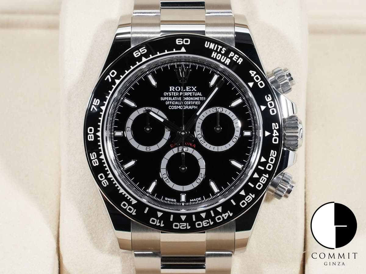 ロレックス デイトナ Ref.126500LN ステンレススチール ブラック文字盤