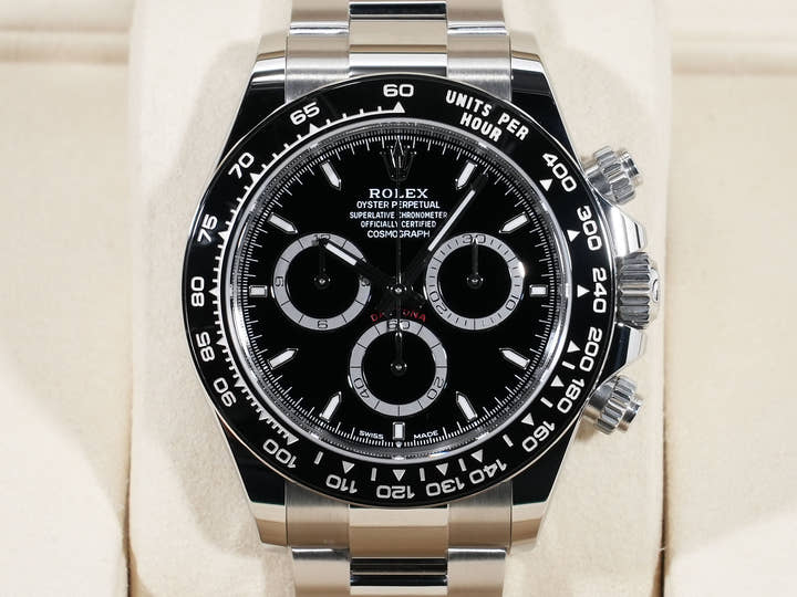 ロレックス デイトナ Ref.126500LN ステンレススチール ブラック文字盤