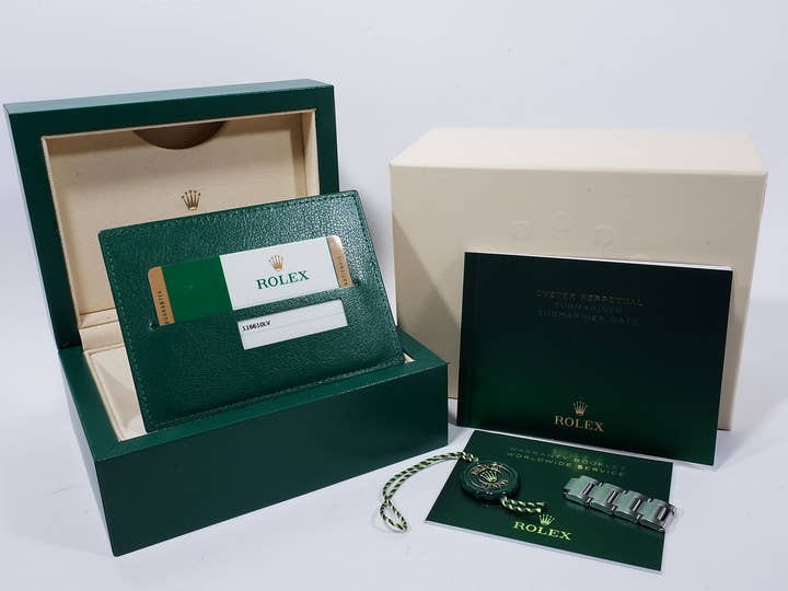 ロレックス サブマリーナー デイト Ref.116610LV ステンレススチール グリーン文字盤