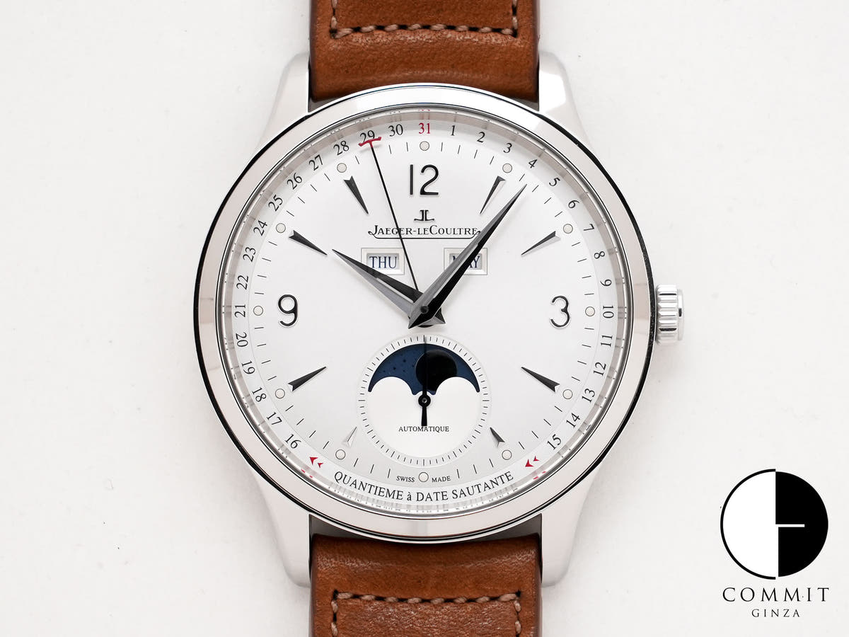 ジャガールクルト マスター コントロール カレンダー Ref.Q4148420 SS シルバー文字盤 中古 r6au3xrg