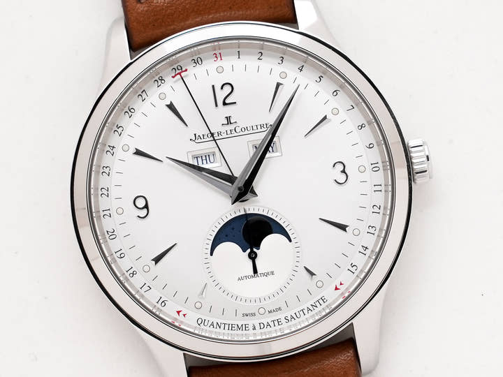 ジャガールクルト マスター コントロール カレンダー Ref.Q4148420 SS シルバー文字盤 中古 r6au3xrg