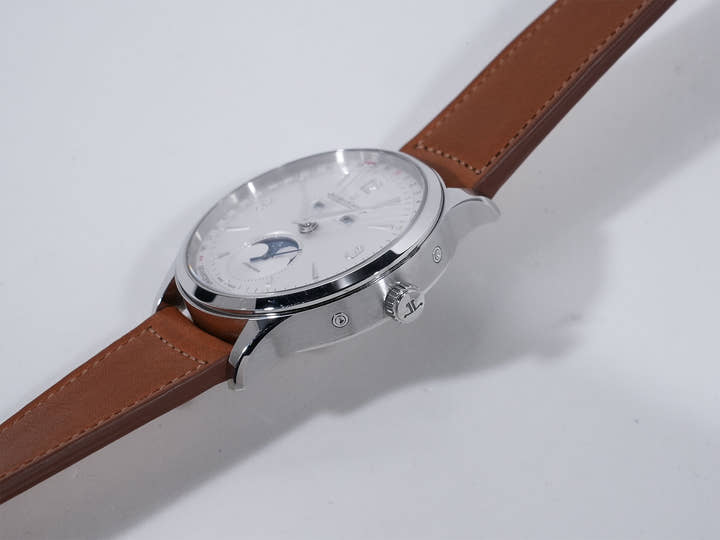 ジャガールクルト マスター コントロール カレンダー Ref.Q4148420 SS シルバー文字盤 中古 r6au3xrg