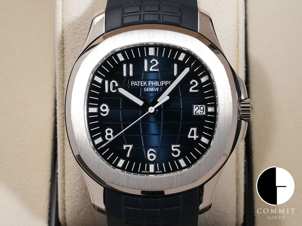 パテックフィリップ アクアノート Ref.5168G-001 ホワイトゴールド ミッドナイトブルー文字盤