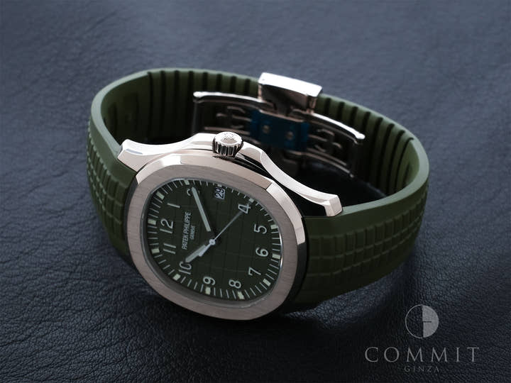 パテックフィリップ アクアノート Ref.5168G-010 ホワイトゴールド カーキグリーン文字盤