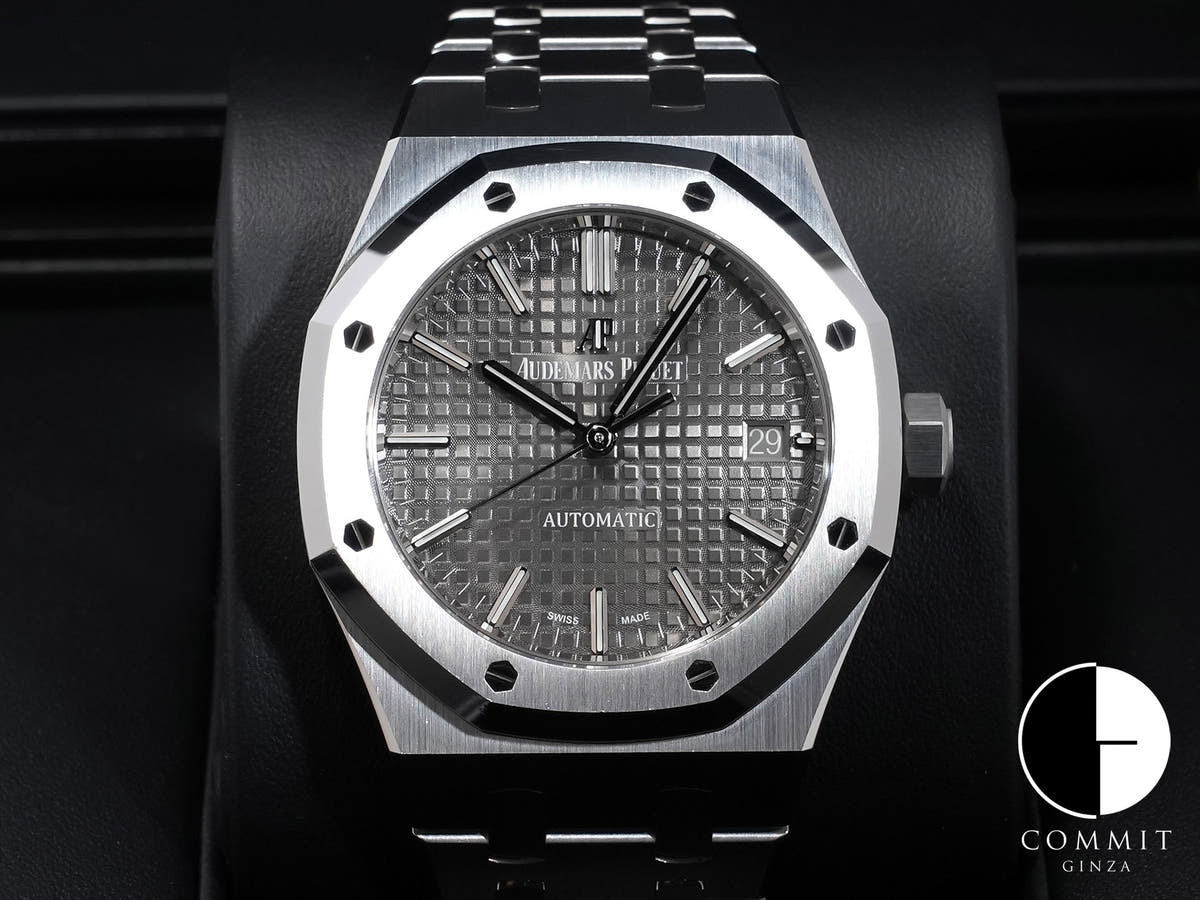 オーデマピゲ ロイヤルオーク Ref.15450ST.OO.1256ST.02 ステンレススチール グレー文字盤