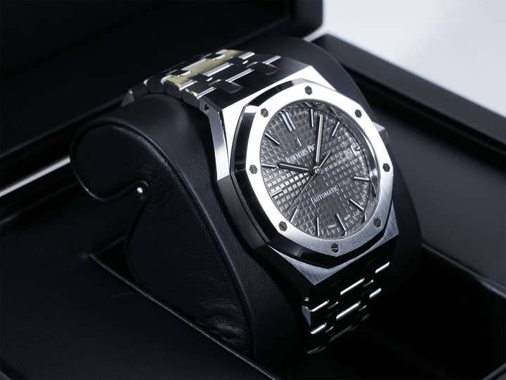 オーデマピゲ ロイヤルオーク Ref.15450ST.OO.1256ST.02 ステンレススチール グレー文字盤