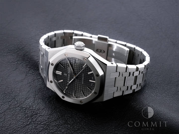 オーデマピゲ ロイヤルオーク Ref.15450ST.OO.1256ST.02 ステンレススチール グレー文字盤