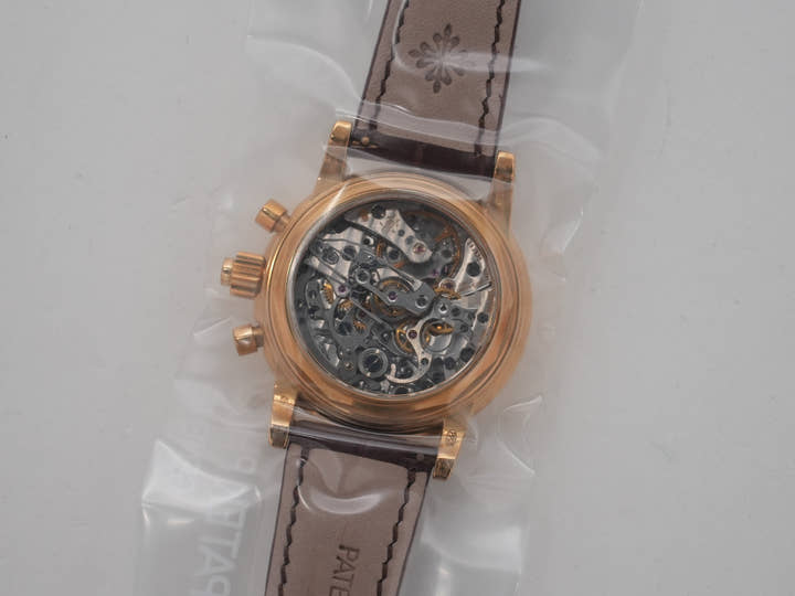 パテックフィリップ パーペチュアルカレンダー スプリットセコンド クロノグラフ Ref.5004J-012 イエローゴールド シルバー文字盤