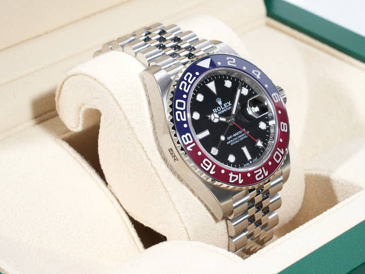 Rolex GMT-Master II Ref. 126710BLRO Stainless Steel Black Dial Jubilee Bracelet