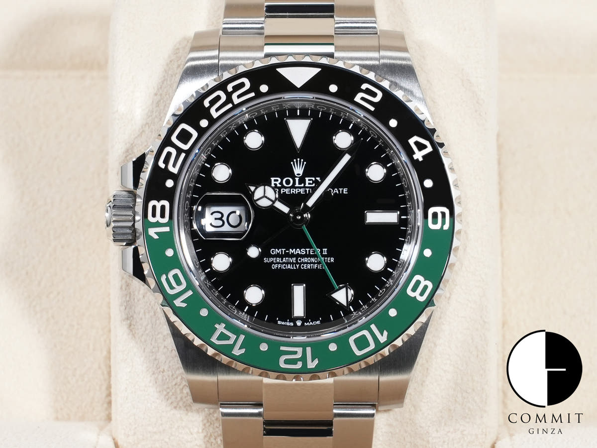 ロレックス GMTマスターII Ref.126720VTNR ステンレススチール ブラック文字盤 オイスターブレスレット