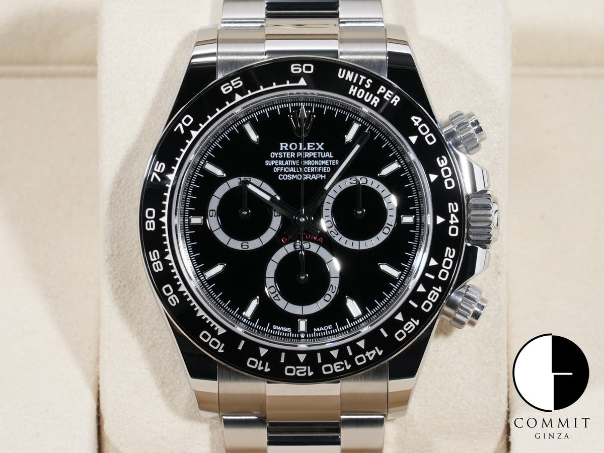 ロレックス デイトナ Ref.126500LN ステンレススチール ブラック文字盤