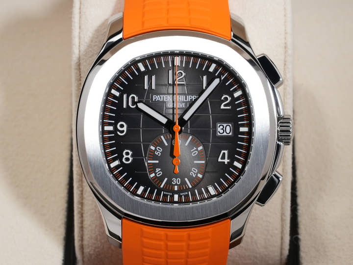 パテックフィリップ アクアノート クロノグラフ Ref.5968A-001 ステンレススチール ブラック文字盤