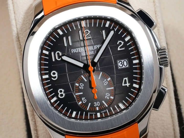パテックフィリップ アクアノート クロノグラフ Ref.5968A-001 ステンレススチール ブラック文字盤