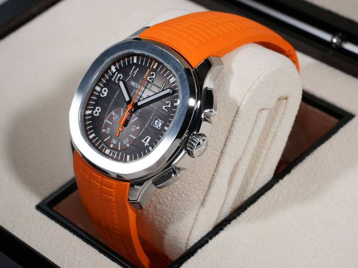 パテックフィリップ アクアノート クロノグラフ Ref.5968A-001 ステンレススチール ブラック文字盤