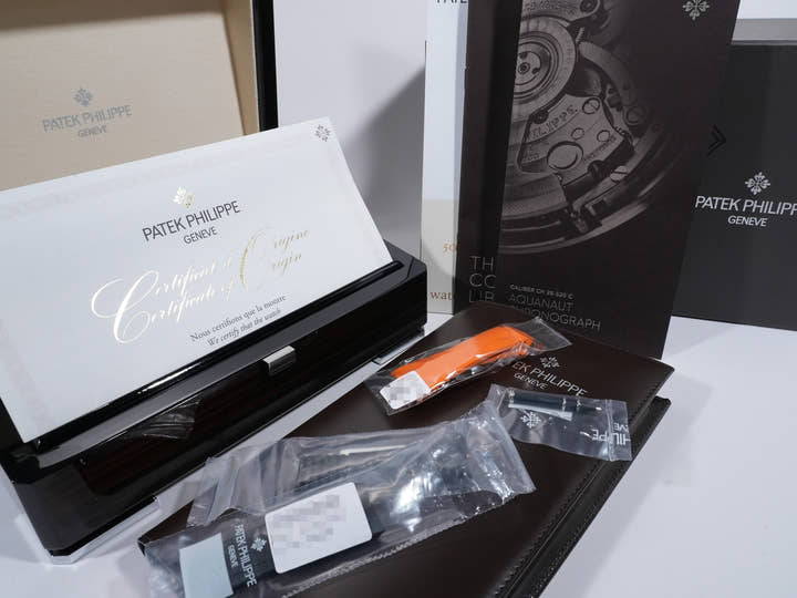 パテックフィリップ アクアノート クロノグラフ Ref.5968A-001 ステンレススチール ブラック文字盤