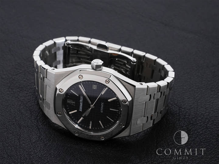 オーデマピゲ ロイヤルオーク Ref.15300ST.OO.1220ST.99 ステンレススチール/プラチナ ブラック文字盤