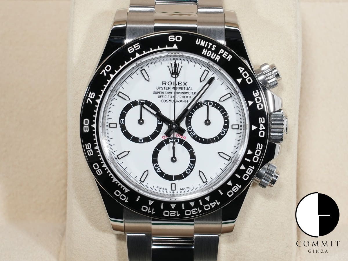 ロレックス デイトナ Ref.126500LN ステンレススチール ホワイト文字盤