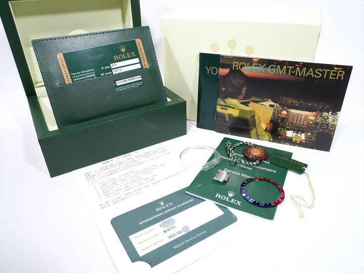 ロレックス GMTマスターII Ref.16710 ステンレススチール ブラック文字盤 オイスターブレスレット 美品 yx5hotua