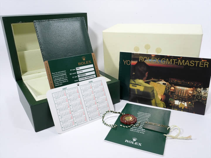 ロレックス GMTマスターII Ref.16710 ステンレススチール ブラック文字盤 オイスターブレスレット 美品 hhqt5ks7