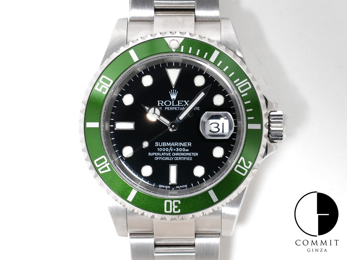 ロレックス サブマリーナー デイト Ref.16610LV ステンレススチール ブラック文字盤 美品 s46av8ua