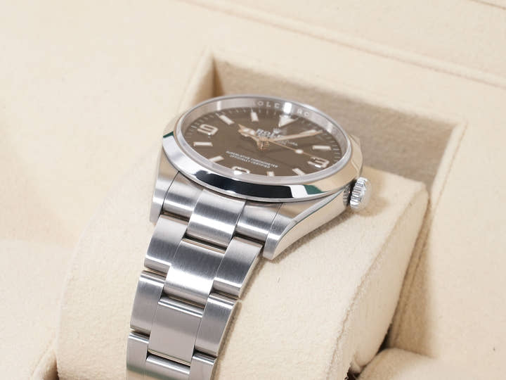 ロレックス エクスプローラー36 Ref.124270 ステンレススチール ブラック文字盤