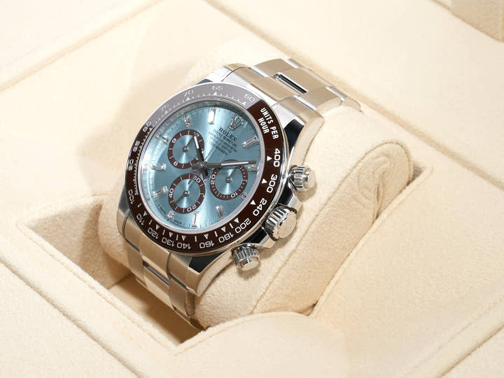 ロレックス デイトナ Ref.126506A プラチナ アイスブルーx11Pダイヤ文字盤