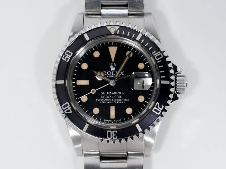 Rolex Submariner Date Ref. 1680 Stainless Steel Black Dial