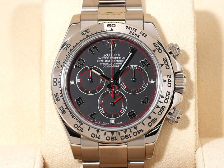 ロレックス デイトナ Ref.116509 ホワイトゴールド ブラックアラビア文字盤