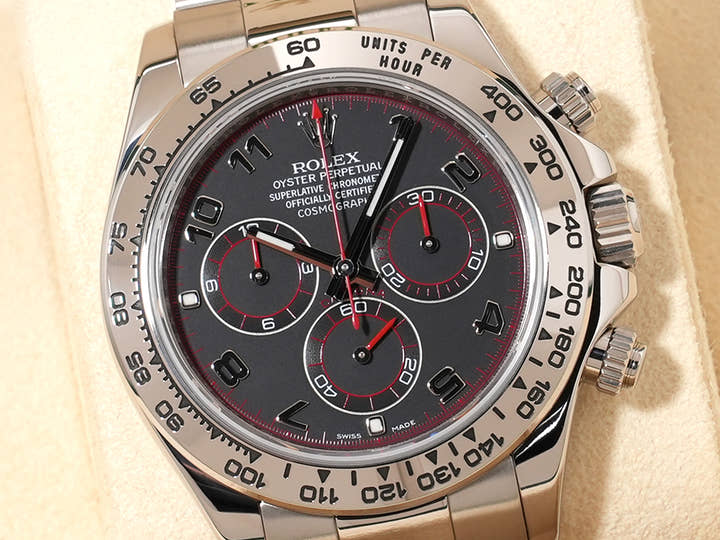 ロレックス デイトナ Ref.116509 ホワイトゴールド ブラックアラビア文字盤