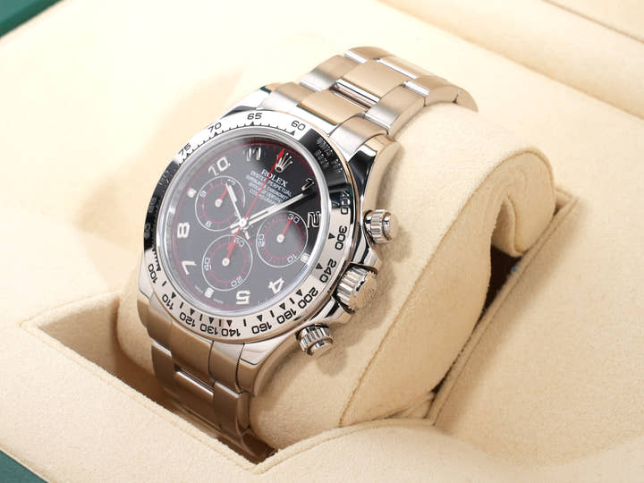 ロレックス デイトナ Ref.116509 ホワイトゴールド ブラックアラビア文字盤