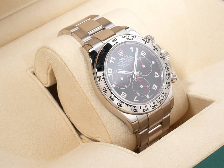 ロレックス デイトナ Ref.116509 ホワイトゴールド ブラックアラビア文字盤