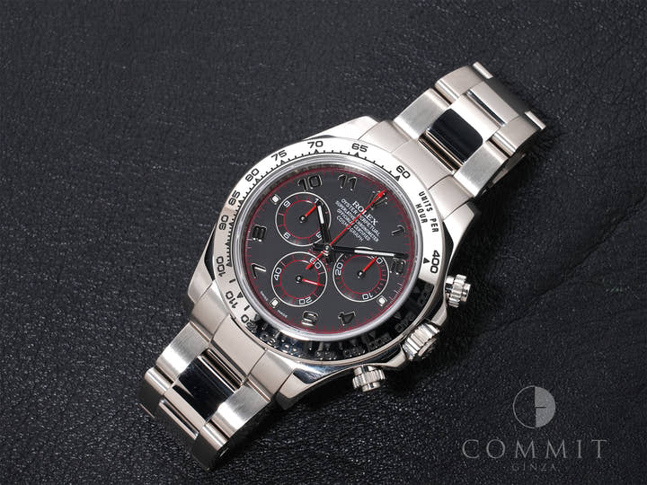 ロレックス デイトナ Ref.116509 ホワイトゴールド ブラックアラビア文字盤