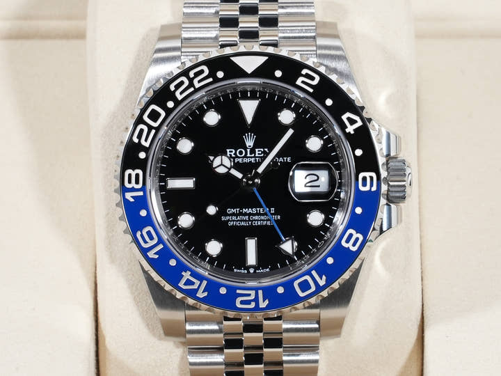 ロレックス GMTマスターII Ref.126710BLNR ステンレススチール ブラック文字盤 ジュビリーブレスレット