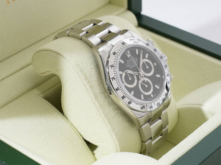 ロレックス デイトナ Ref.116520 ステンレススチール ブラック文字盤