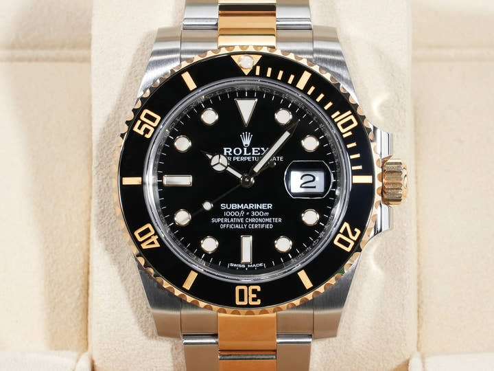 ロレックス サブマリーナー デイト Ref.116613LN ステンレススチール/イエローゴールド ブラック文字盤