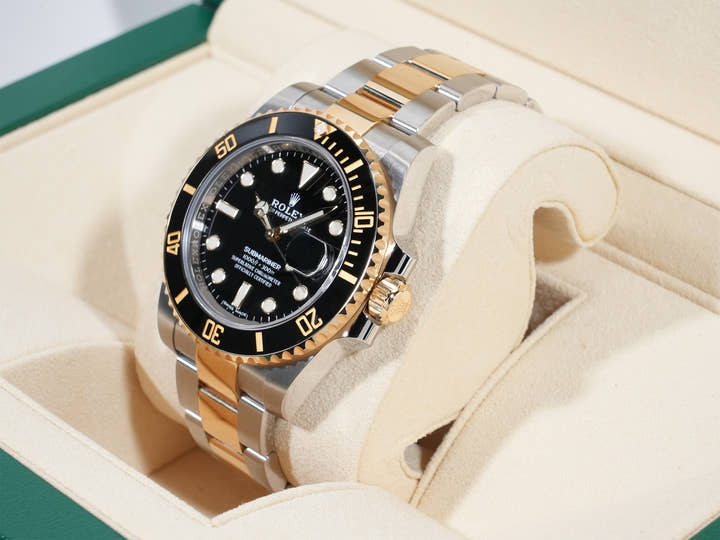 ロレックス サブマリーナー デイト Ref.116613LN ステンレススチール/イエローゴールド ブラック文字盤