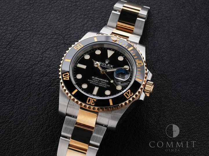 ロレックス サブマリーナー デイト Ref.116613LN ステンレススチール/イエローゴールド ブラック文字盤