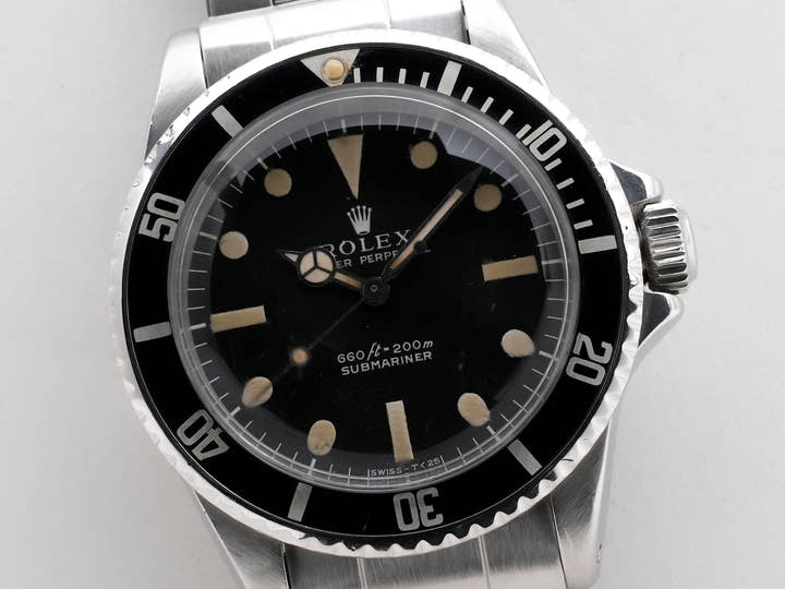 Rolex Submariner Ref. 5513 Stainless Steel Black Dial
