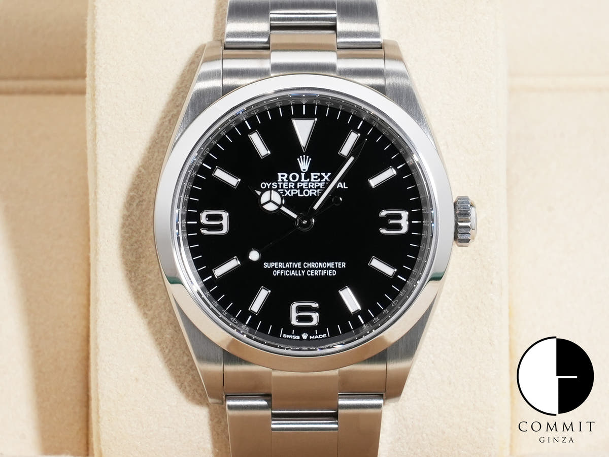 Rolex Explorer 36 Ref. 124270 Stainless Steel Black Dial