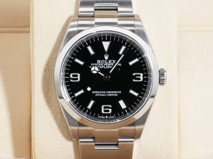 Rolex Explorer 36 Ref. 124270 Stainless Steel Black Dial