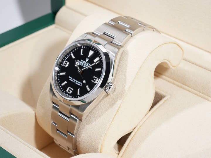 Rolex Explorer 36 Ref. 124270 Stainless Steel Black Dial