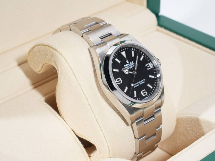 Rolex Explorer 36 Ref. 124270 Stainless Steel Black Dial