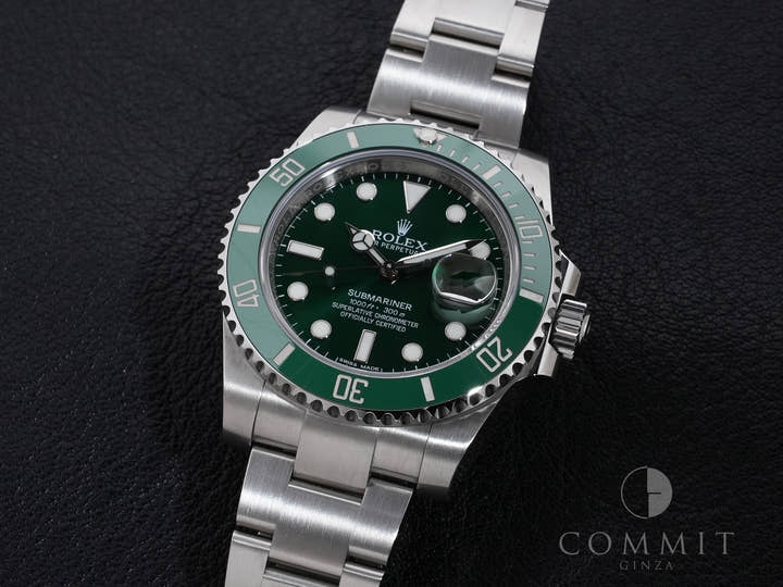 ロレックス サブマリーナー デイト Ref.116610LV ステンレススチール グリーン文字盤