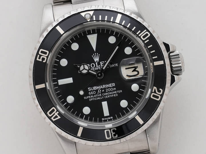 ロレックス サブマリーナー デイト Ref.1680 ステンレススチール ブラック文字盤