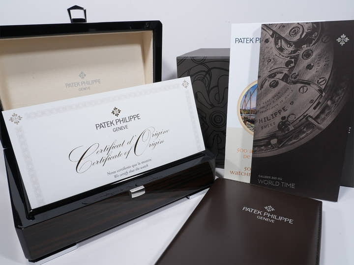 パテックフィリップ コンプリケーション ワールドタイム Ref.5230P-001 プラチナ ブルー文字盤