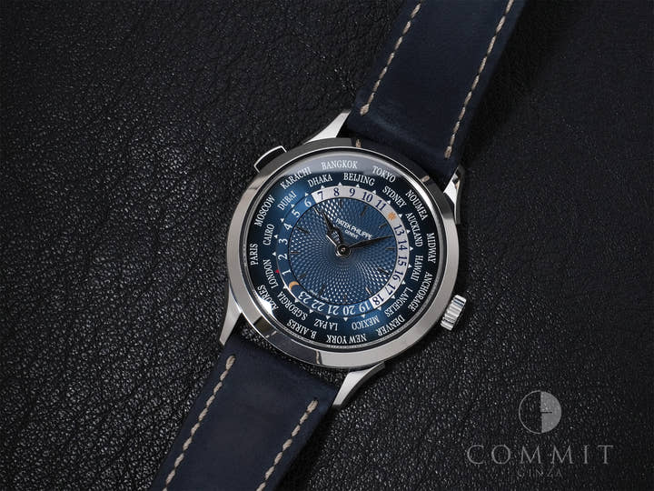 パテックフィリップ コンプリケーション ワールドタイム Ref.5230P-001 プラチナ ブルー文字盤