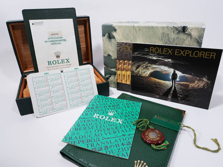 ロレックス エクスプローラーII Ref.16570 ステンレススチール ホワイト文字盤