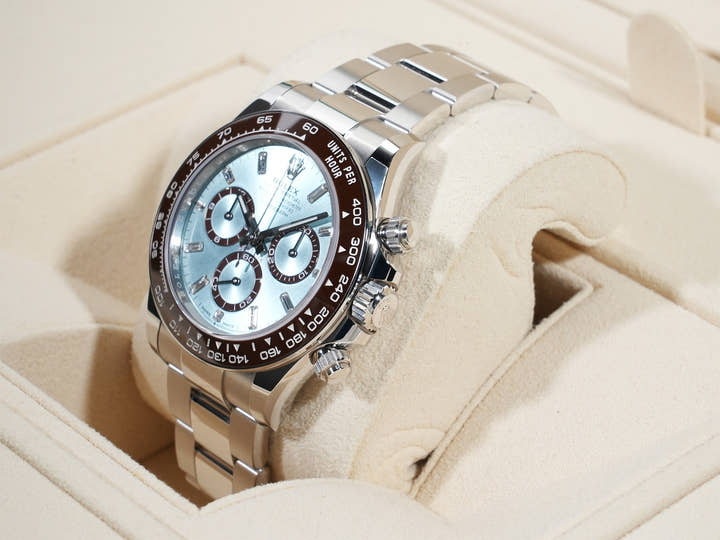 ロレックス デイトナ Ref.126506A プラチナ アイスブルーx11Pダイヤ文字盤