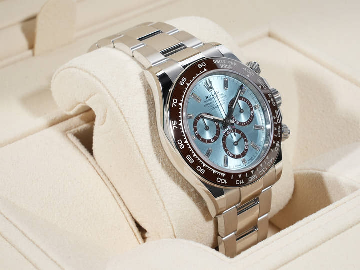 ロレックス デイトナ Ref.126506A プラチナ アイスブルーx11Pダイヤ文字盤